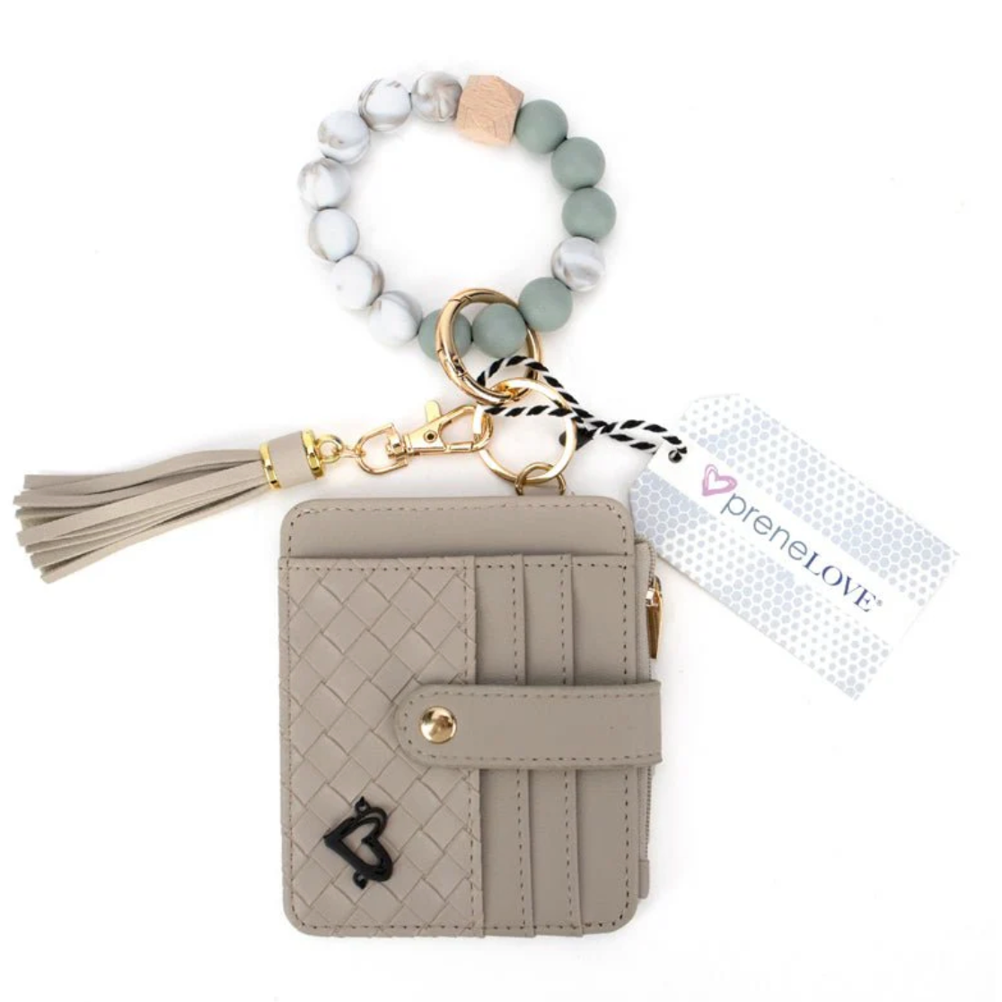 preneLOVE CALGARY Vegan Leather Bracelet Card Case