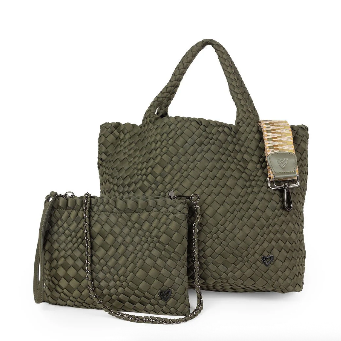 preneLOVE LONDON Large Woven Tote