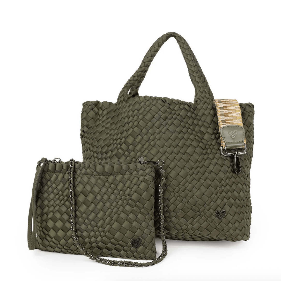 preneLOVE LONDON Large Woven Tote