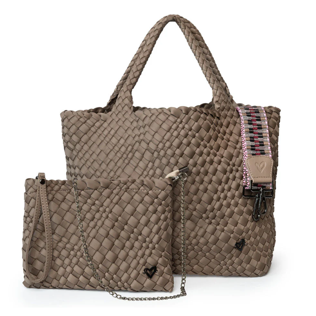 preneLOVE LONDON Large Woven Tote