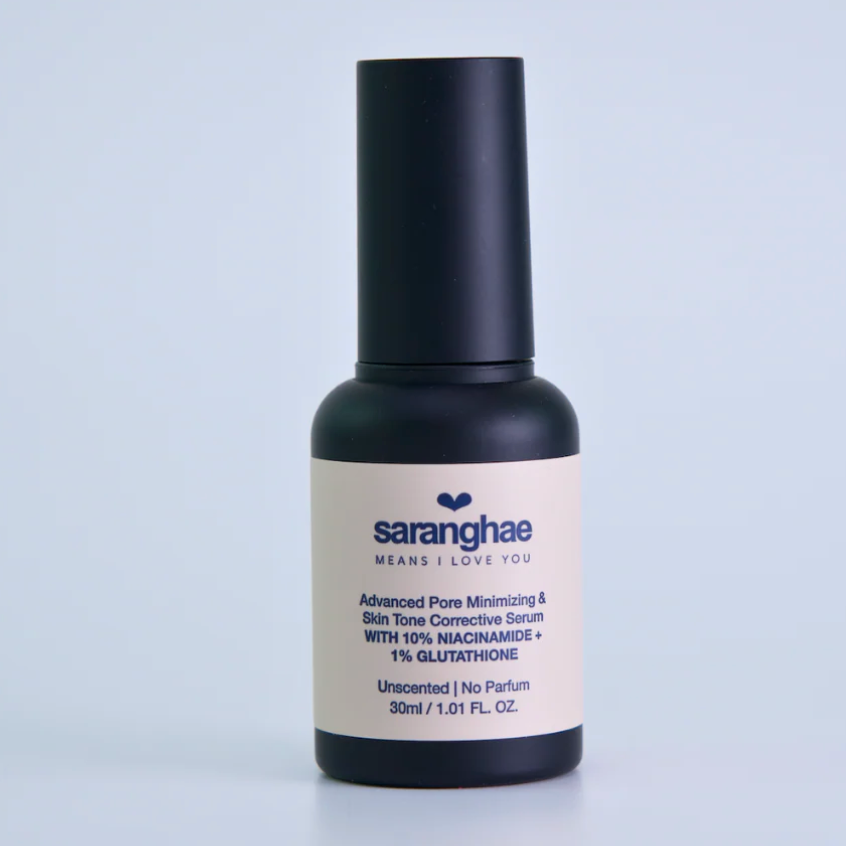 SARANGHAE SKIN Advanced Pore Minimizing & Skin Tone Corrective Serum With 10% Niacinamide + 1% Glutathione