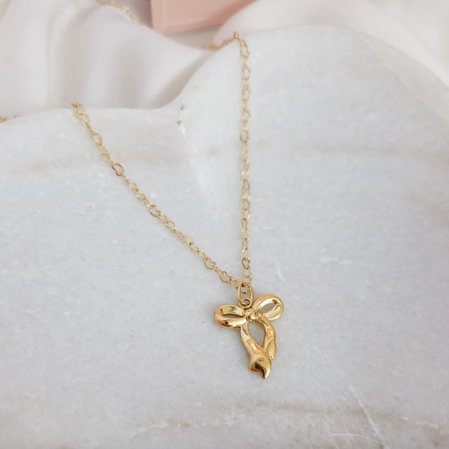 Rock Paper Pretty - Ingrid Bow Necklace