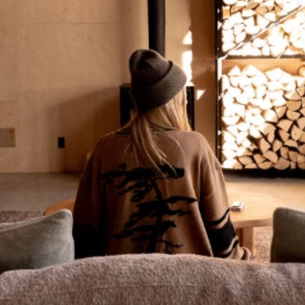 Canoe & Lake "Lonely Pine" Dockside Knit Cardigan