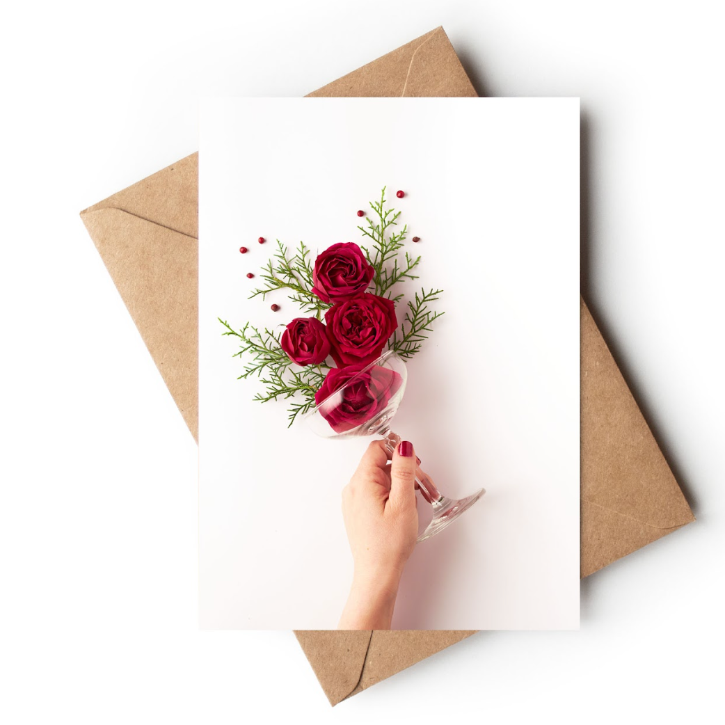 Still Wild - Holiday Greeting Card HOLIDAY RAISE A GLASS