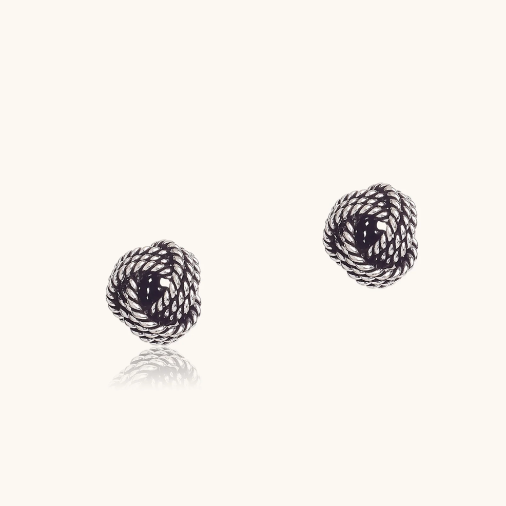 Olaeda - Love Knot Studs (Sterling Silver)