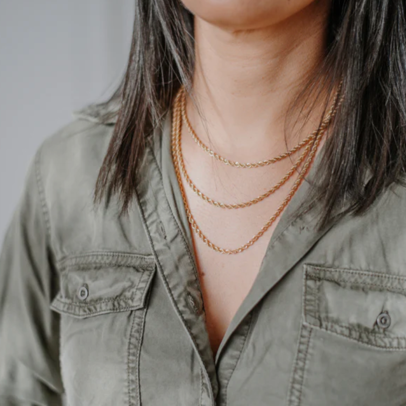 Olaeda - French Rope Chain (14k Gold Filled)