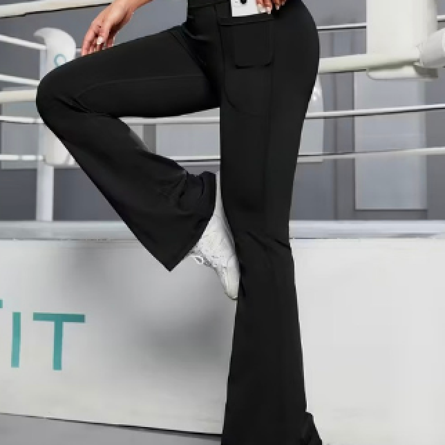 Run Free by Vee - Flared Yoga Pant with Pocket