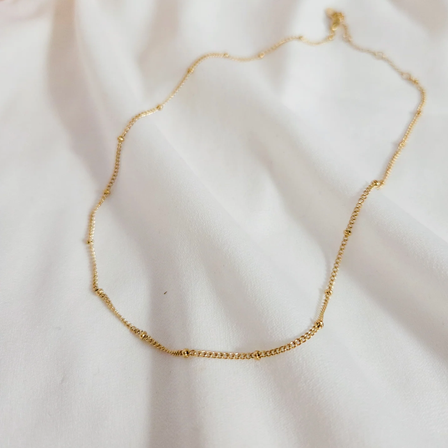 Rock Paper Pretty - Maeve Necklace 14K Gold Plated