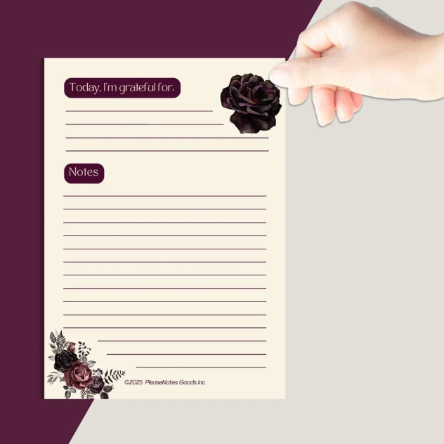 PleaseNotes "Gratitude, But Make It Cute" Notepad
