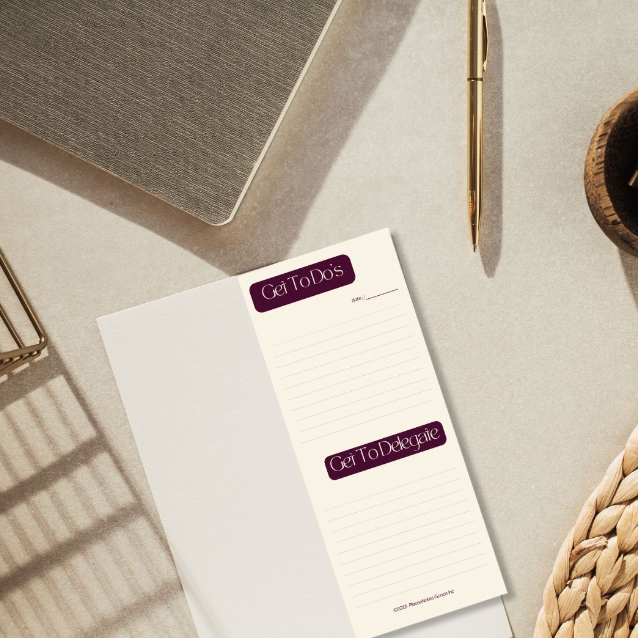 PleaseNotes "Done & Delegated" Notepad