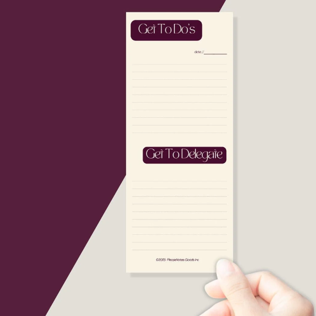 PleaseNotes "Done & Delegated" Notepad