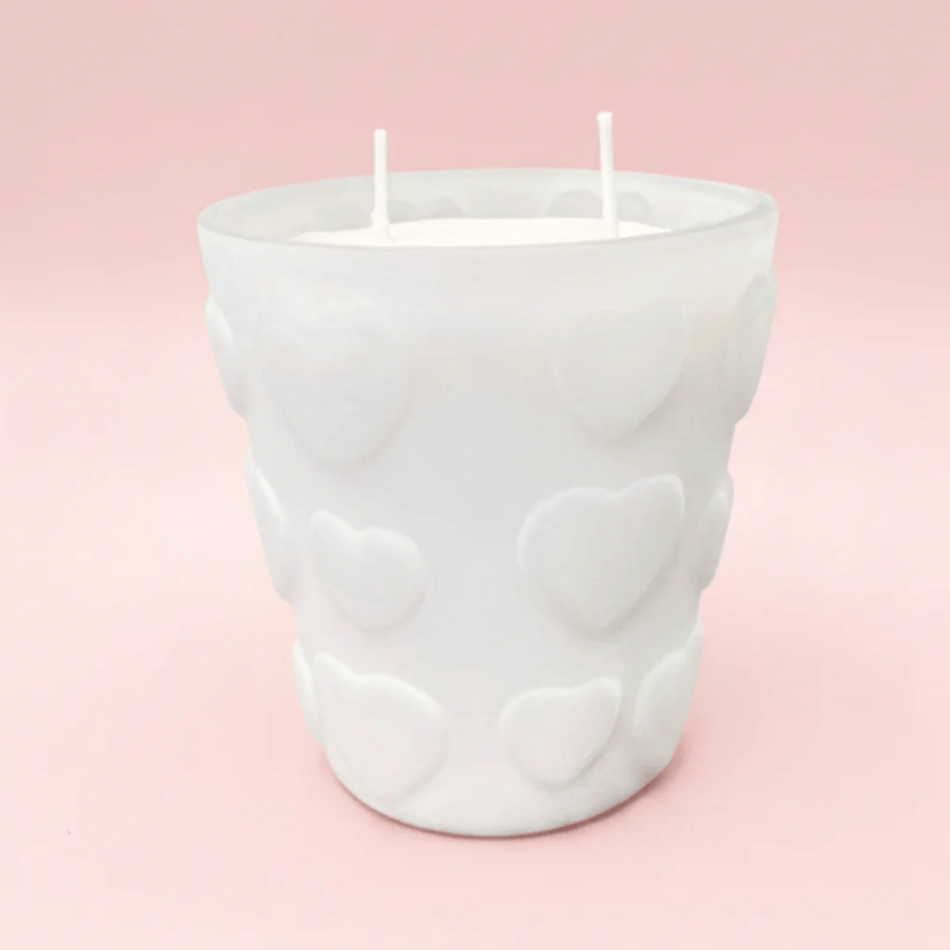 The Scented Market - FROSTED HEARTS 2-Wick Soy Wax Candle