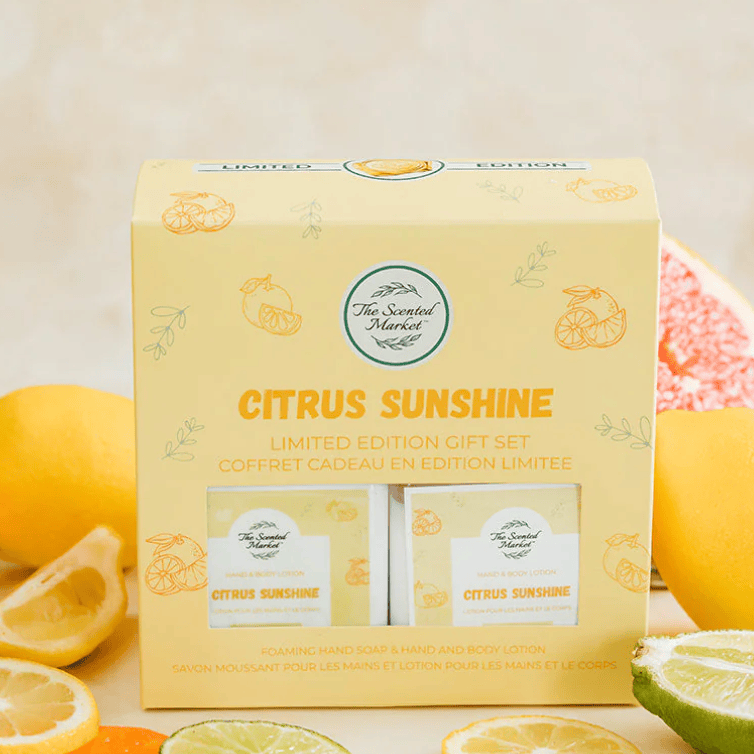 The Scented Market - CITRUS SUNSHINE Foaming Hand Soap & Lotion Set