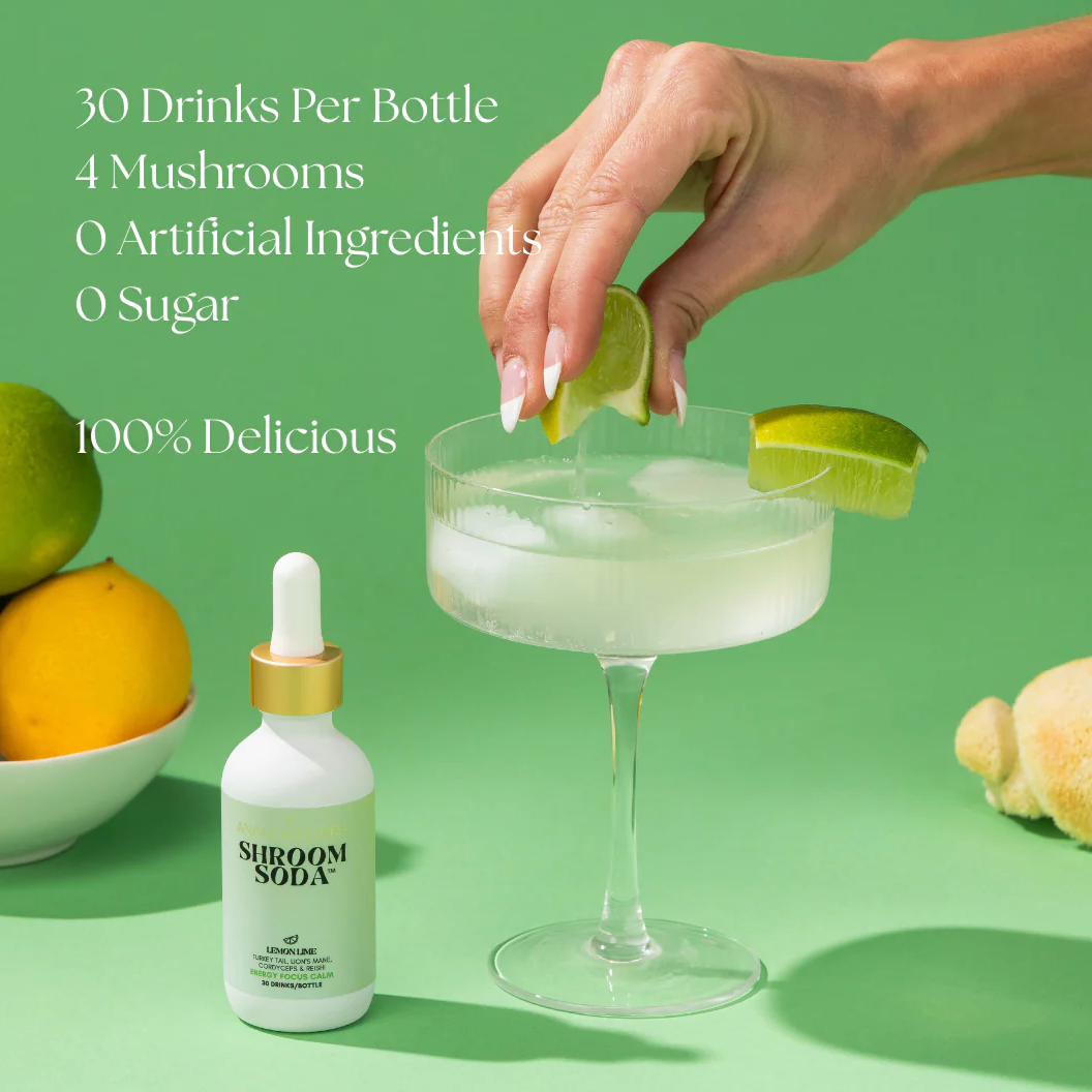 Ananda Elixirs - LEMON LIME Shroom Soda®