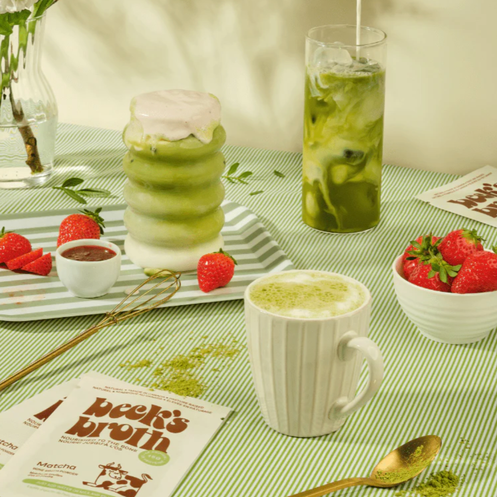 Beck's Broth Protein Matcha Latte