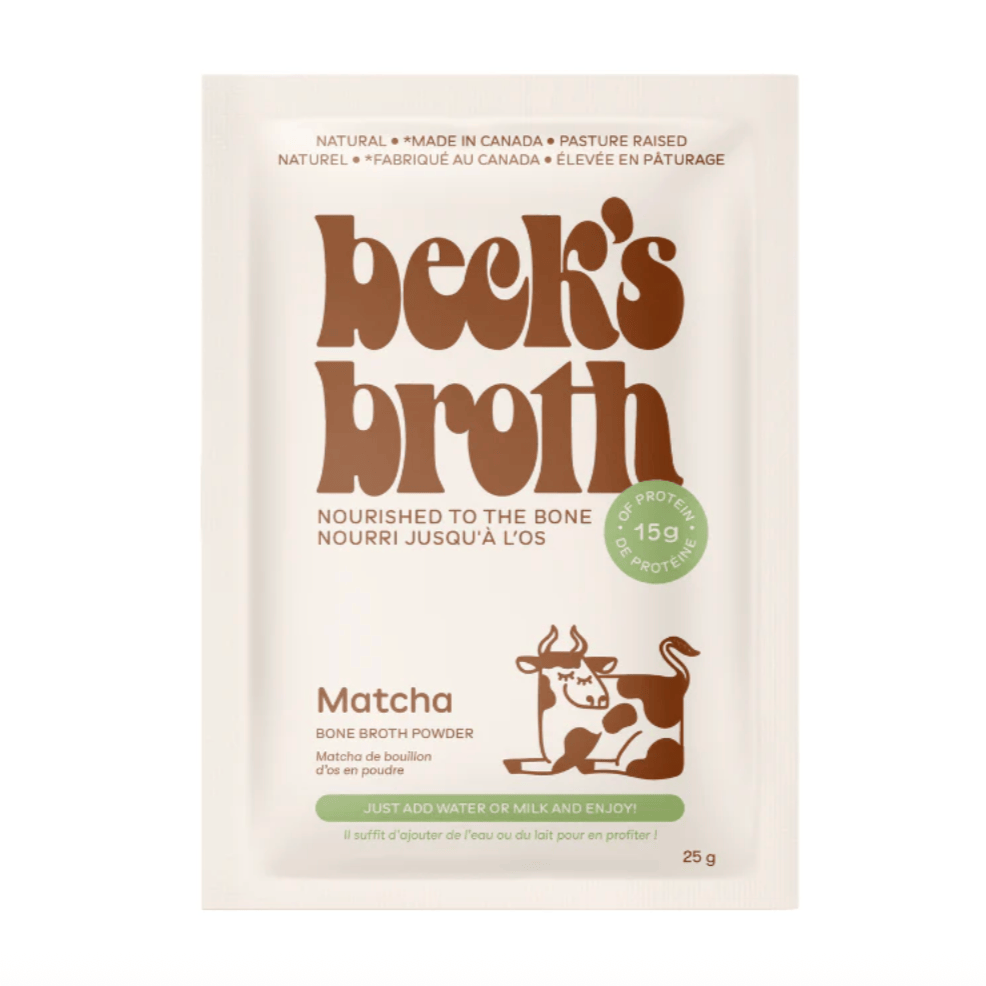 Beck's Broth Protein Matcha Latte