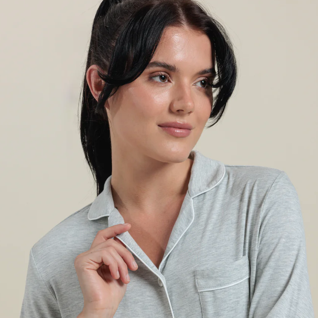 AEPTOM Bamboo Long Sleeve Pajama Shirt