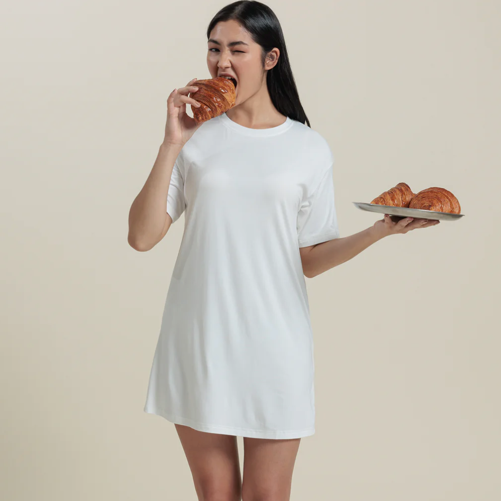 AEPTOM Bamboo Short Sleeve Tee Dress