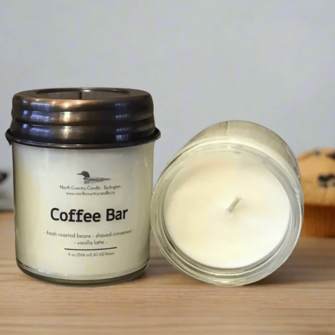 North Country Candle - COFFEE BAR Soy Wax Candle with Copper Lid
