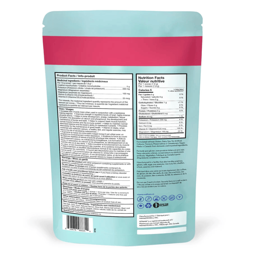 NIYAMA Strong Like A Woman Creatine + D3 + Electrolytes
