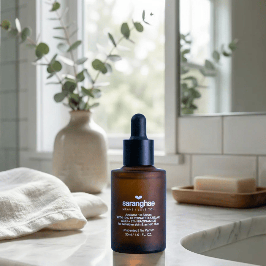 SARANGHAE SKIN Azalume 10 Serum for Sensitive Skin with 10% Glycinated Azelaic Acid + 2% Niacinamide + 1% Alpha Arbutin