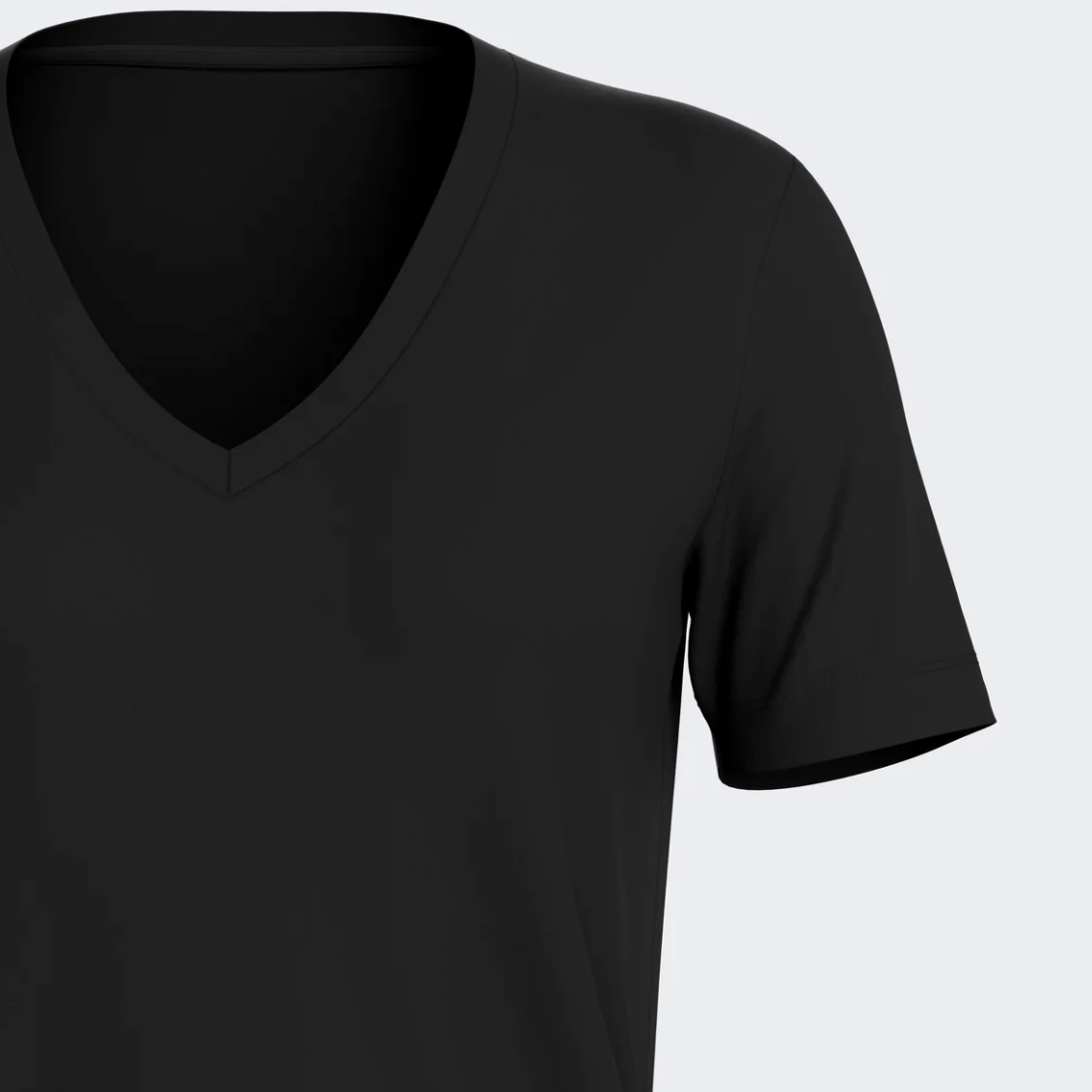 IMPETUS Soft Premium V-Neck Short Sleeve Tee in Lyocell