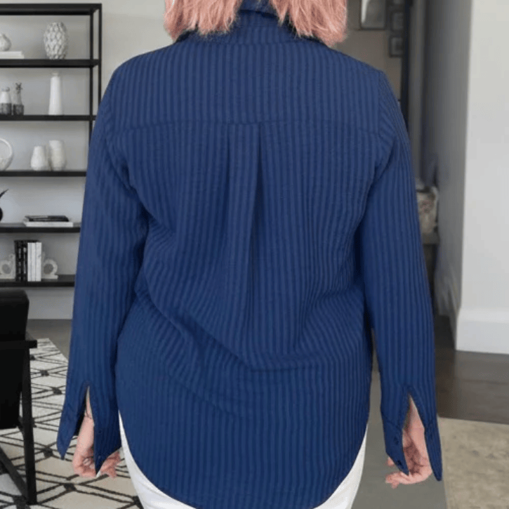 DOTTY Blue Striped Shirt