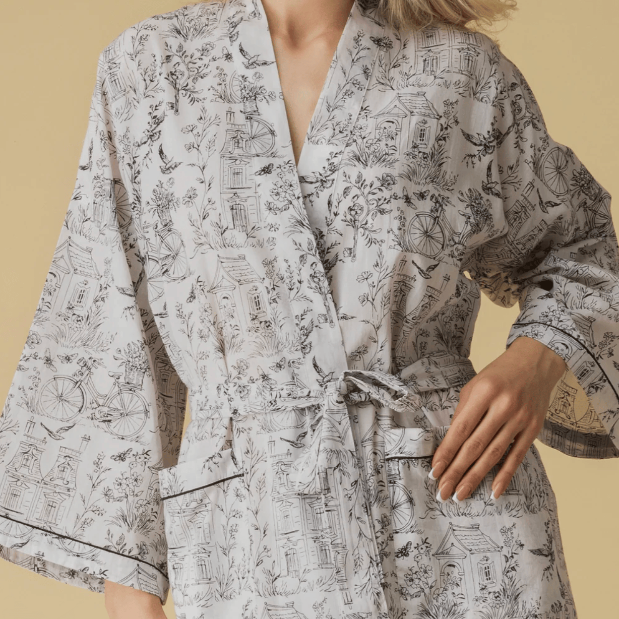 Mahogany TOILE Robe