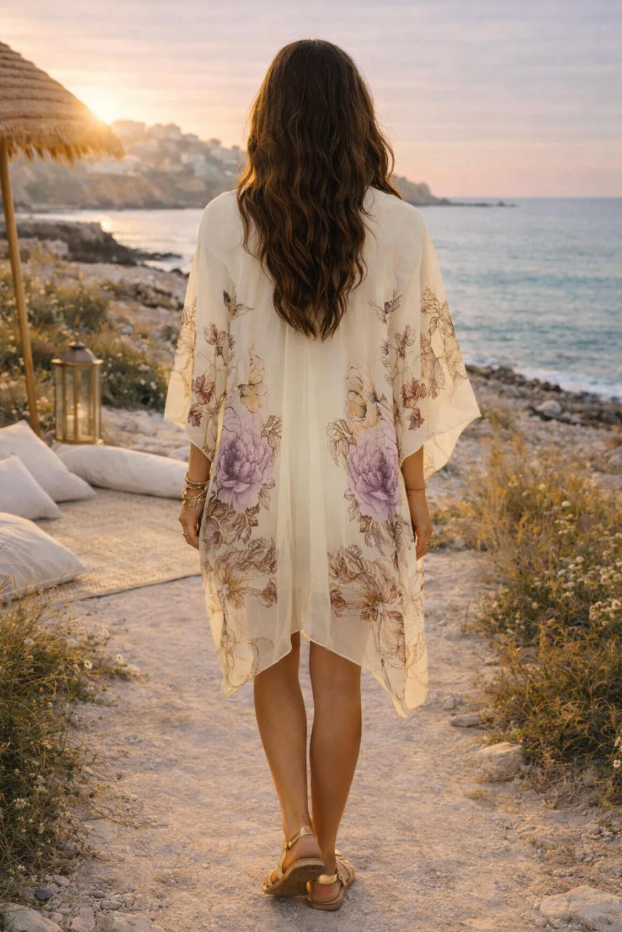 BAZ Kimono - Vintage Print