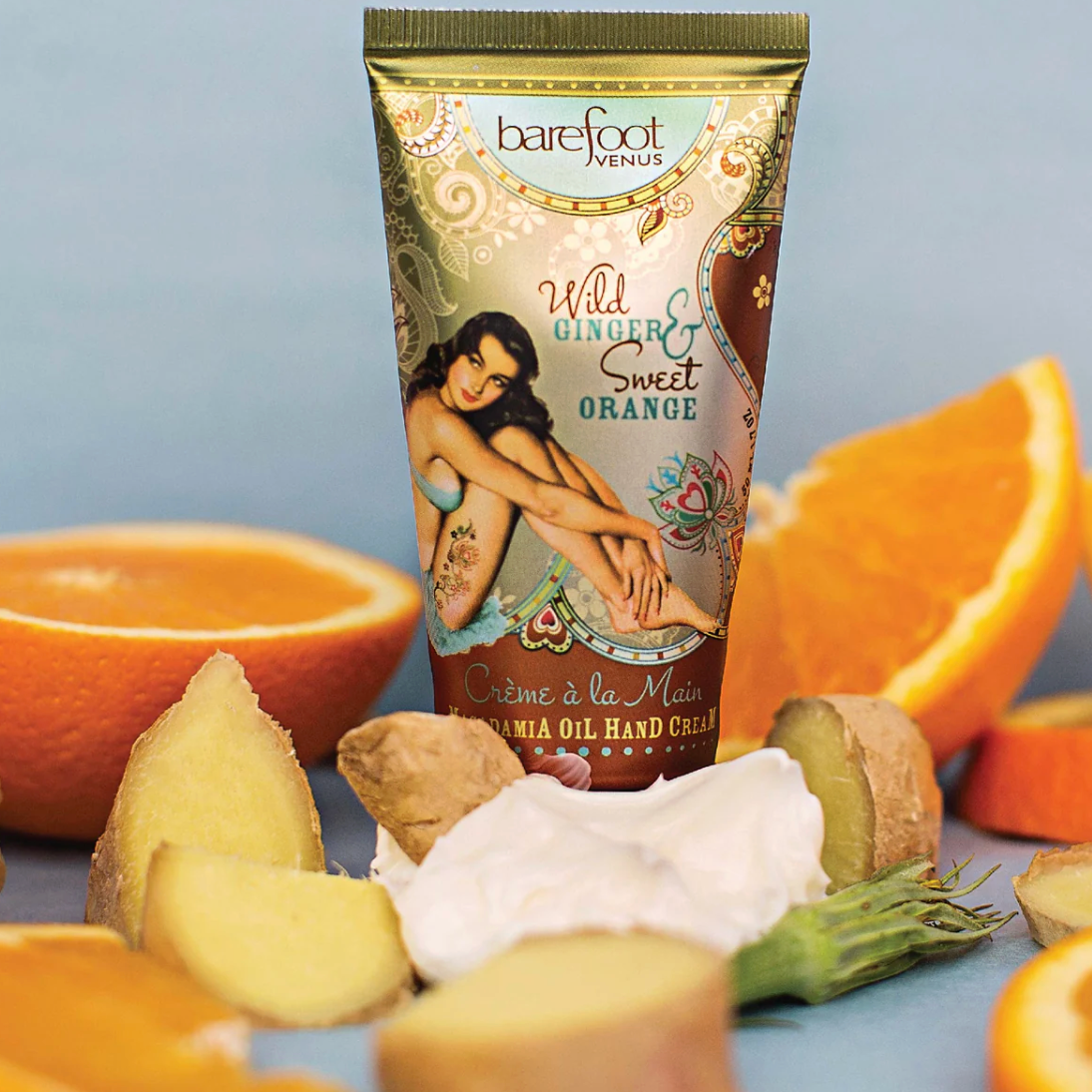Barefoot Venus WILD GINGER & SWEET ORANGE Collection - Macadamia Oil Hand Cream
