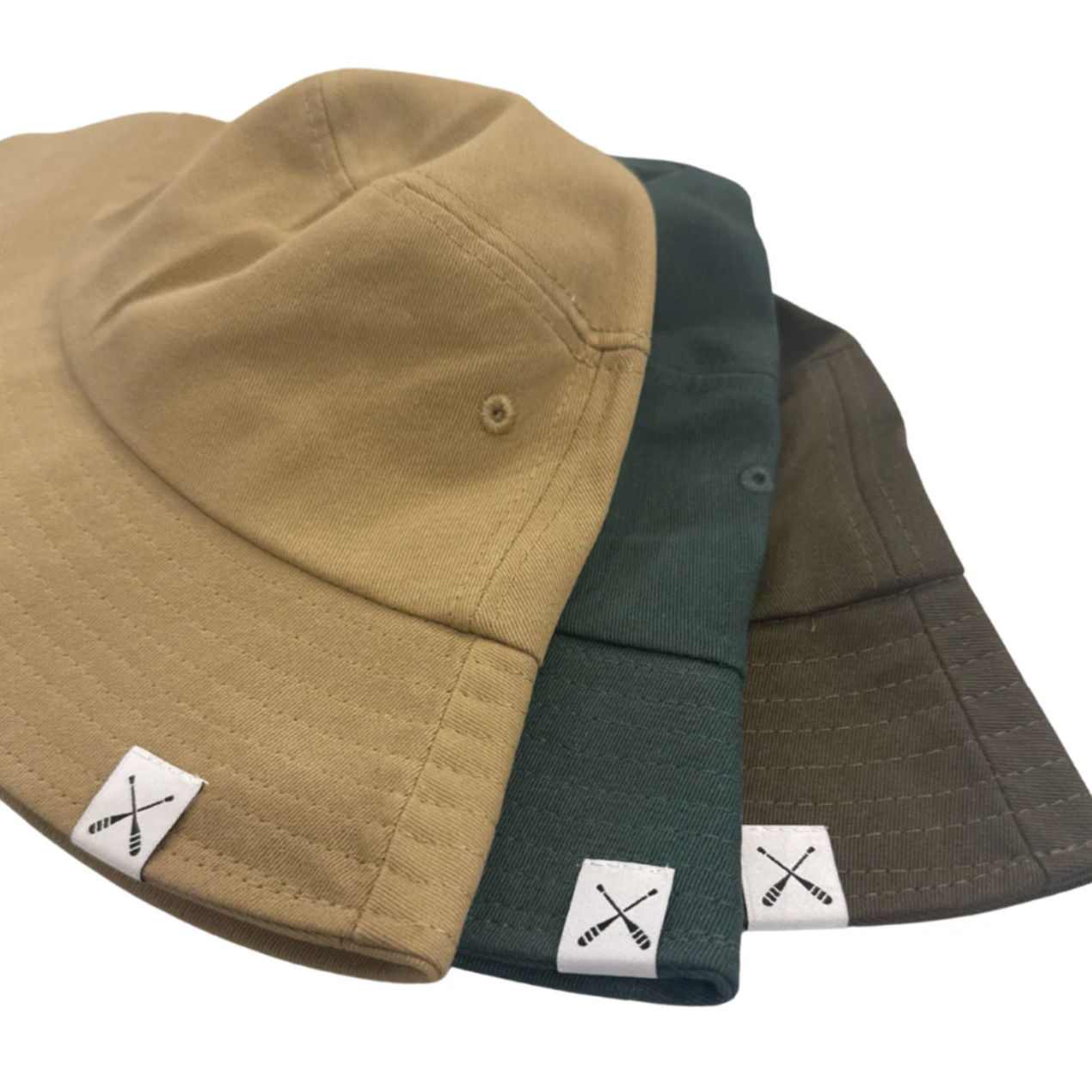 Canoe & Lake Denim Wide Brim Bucket Hat
