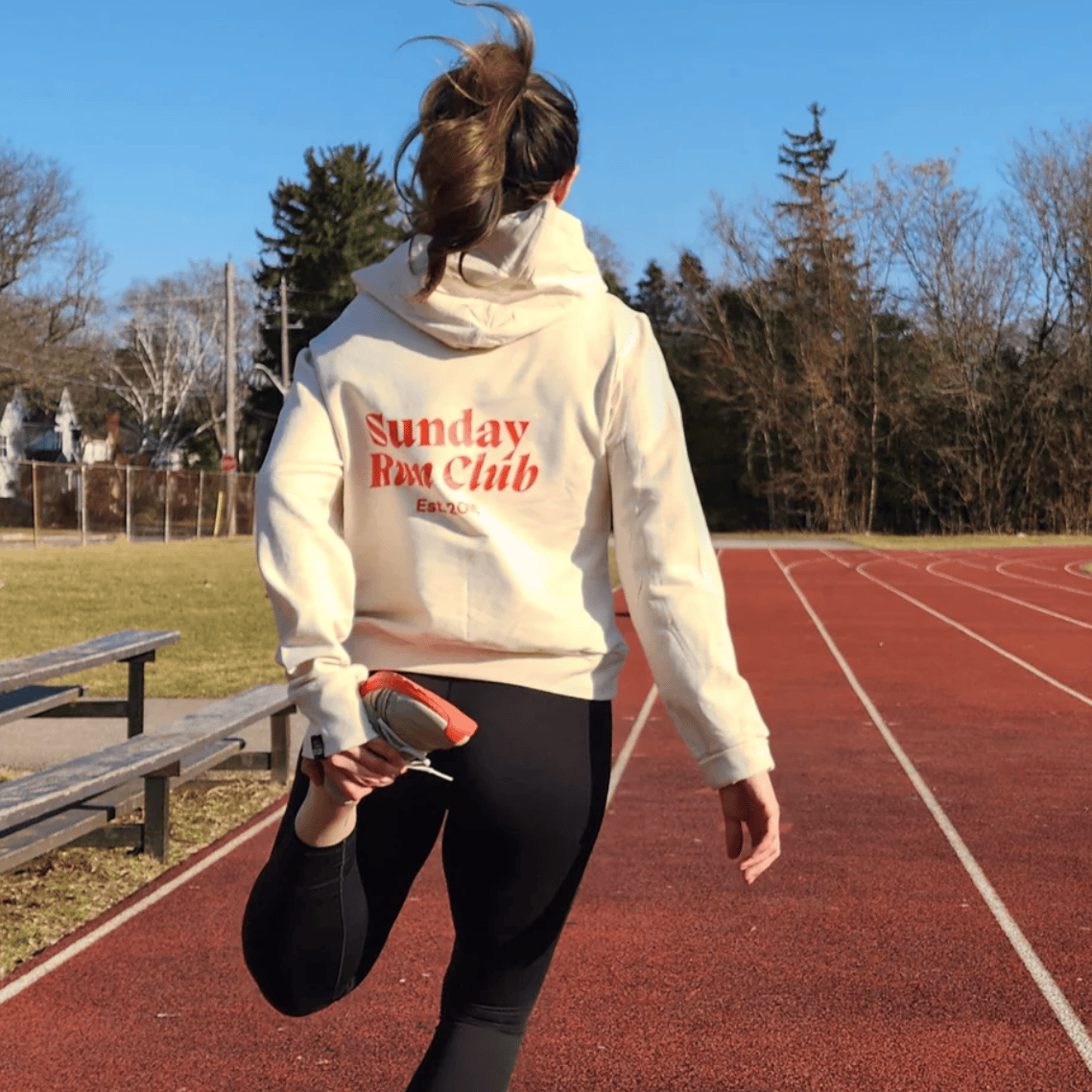 Olive + Splash Sunday Club Collection - SUNDAY RUN CLUB Bamboo Hoodie