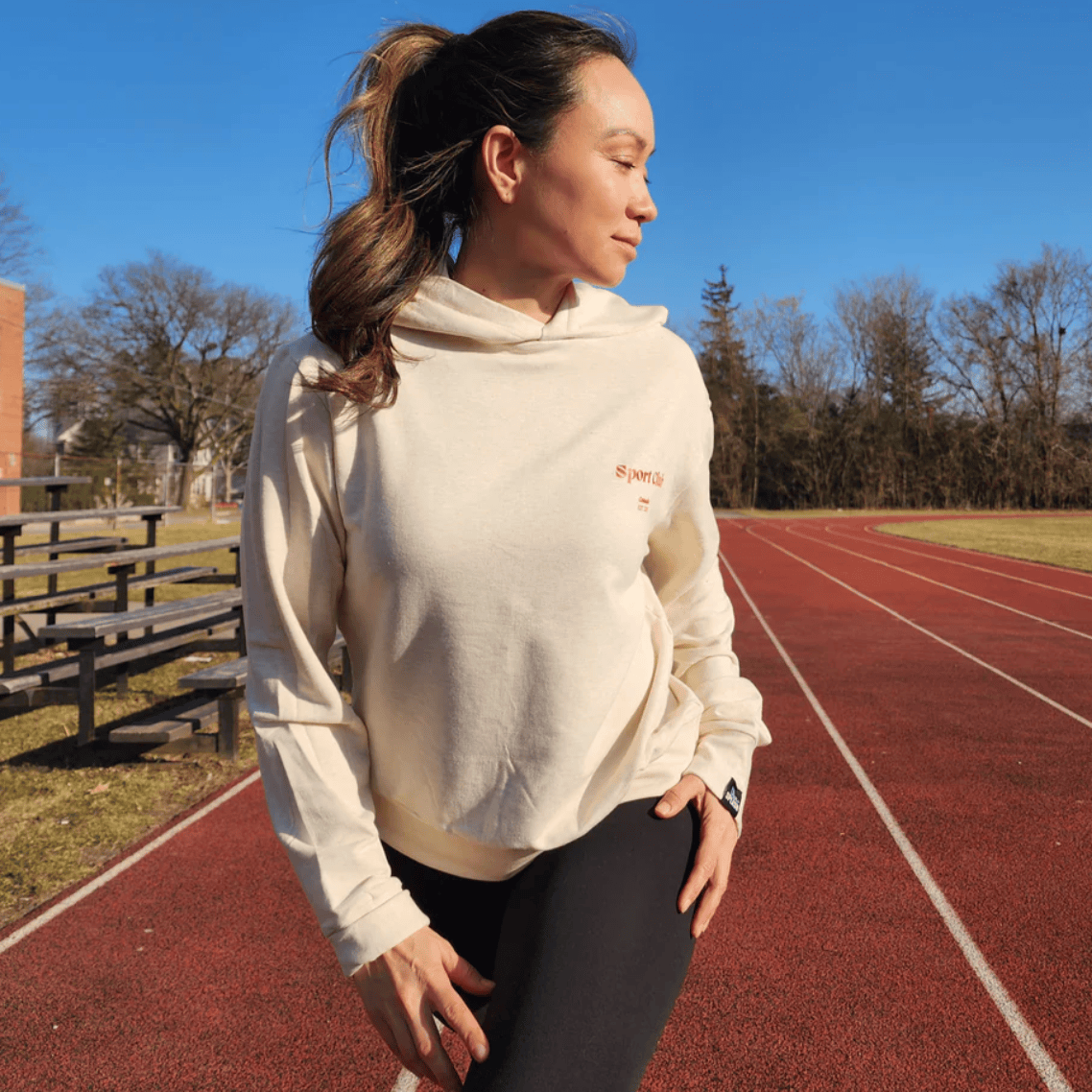 Olive + Splash Sunday Club Collection - SUNDAY RUN CLUB Bamboo Hoodie
