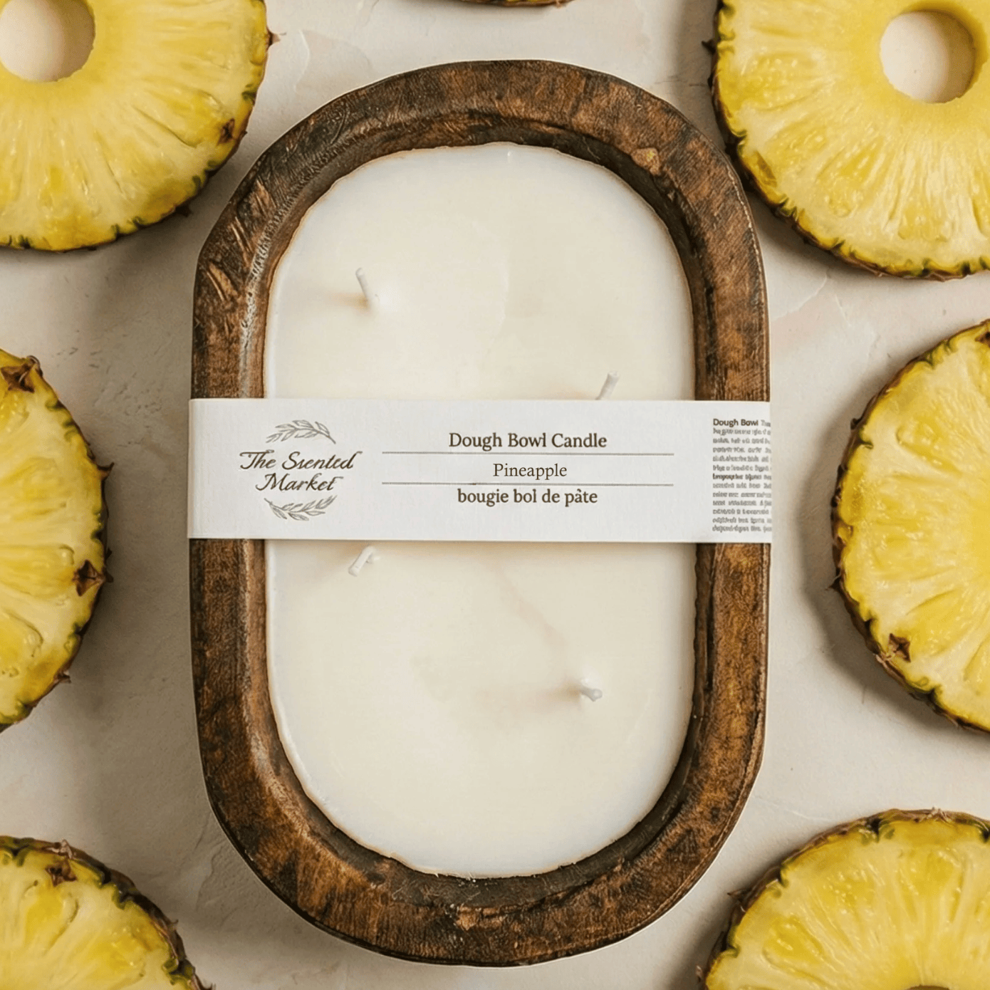 The Scented Market - PINEAPPLE Dough Bowl Candle (Limited Edition)