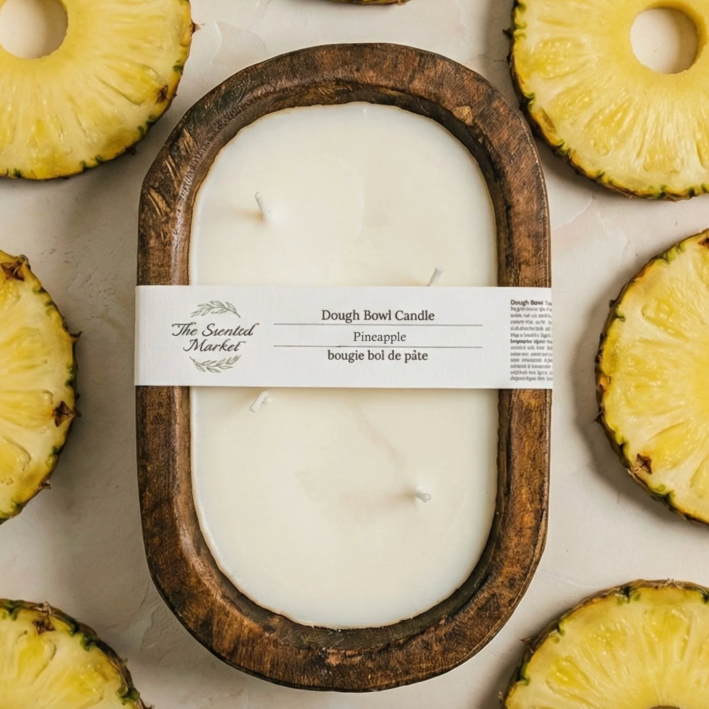 The Scented Market - PINEAPPLE Dough Bowl Candle (Limited Edition)