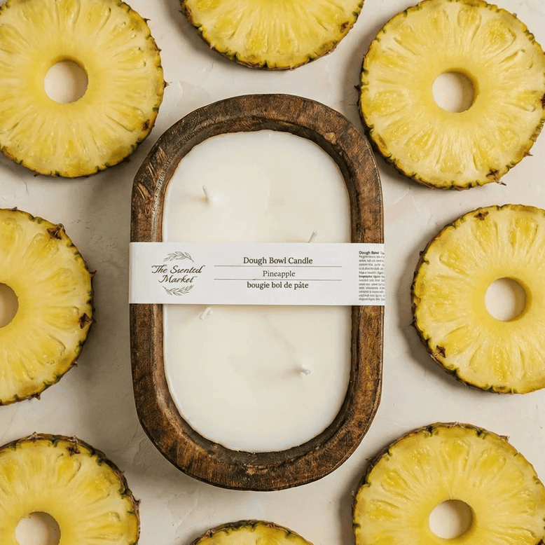 The Scented Market - PINEAPPLE Dough Bowl Candle (Limited Edition)