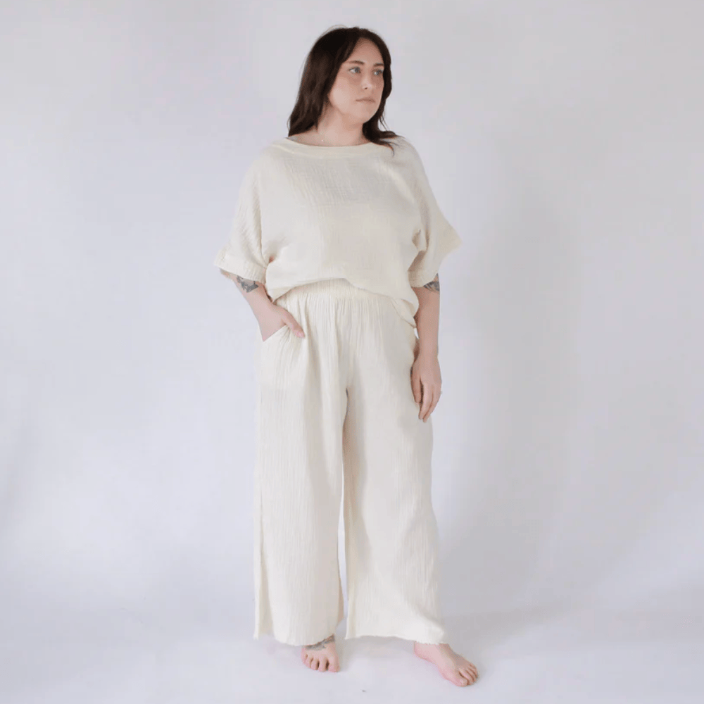 Pokoloko - Turkish Cotton Crinkle Boat Top