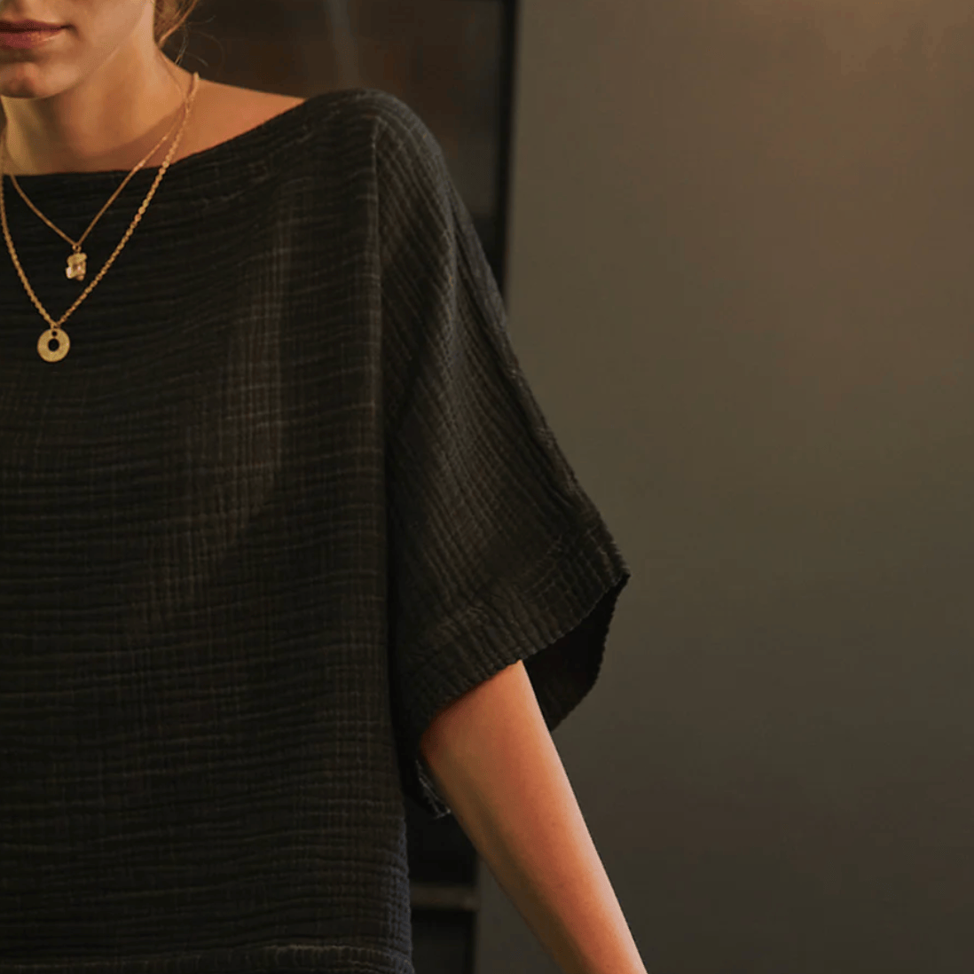 Pokoloko - Turkish Cotton Crinkle Boat Top