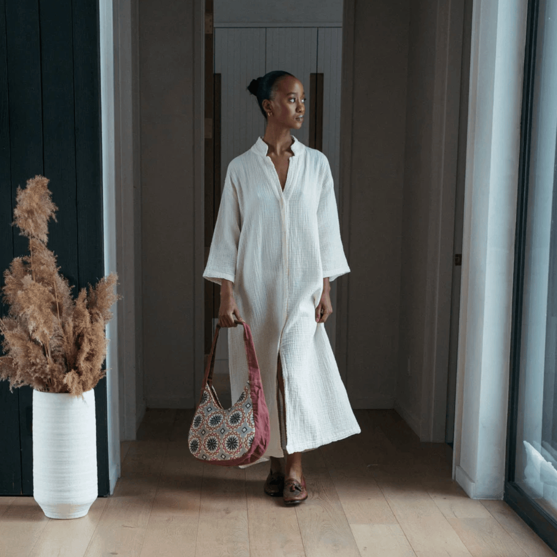 Pokoloko - Turkish Cotton Crinkle Shirt Dress