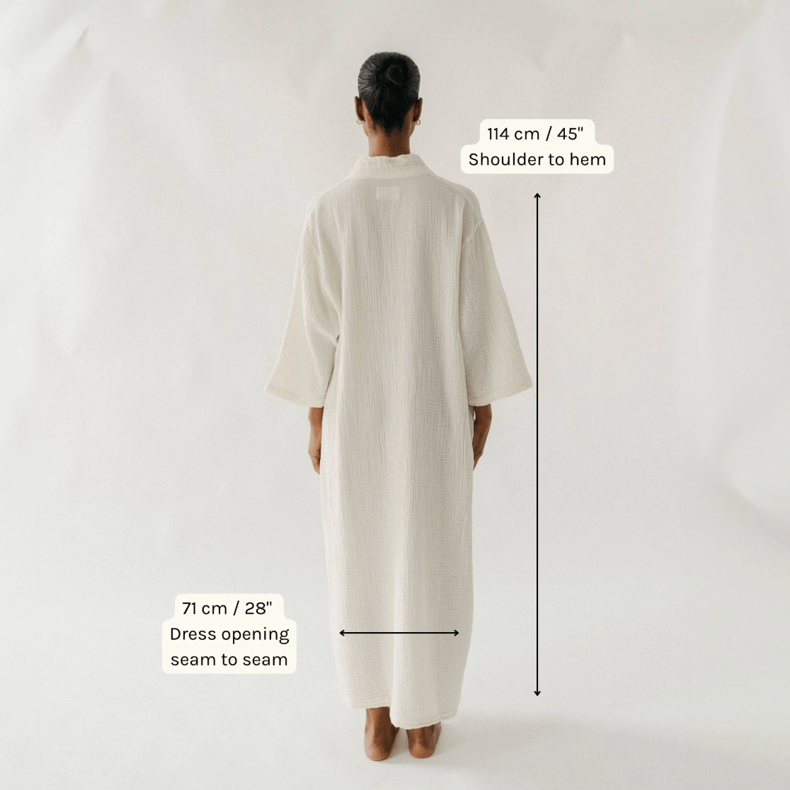 Pokoloko - Turkish Cotton Crinkle Shirt Dress