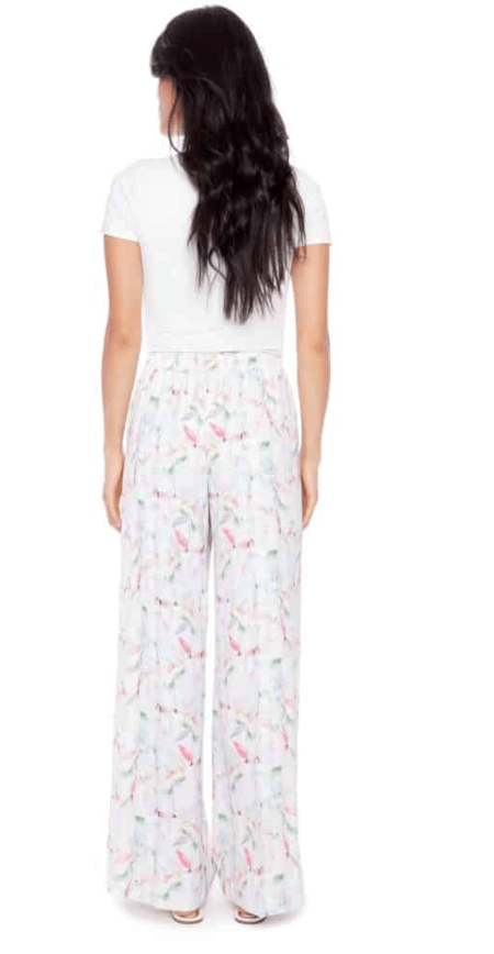 ILTM Fiona Satin Wide Leg Pants - IRIS
