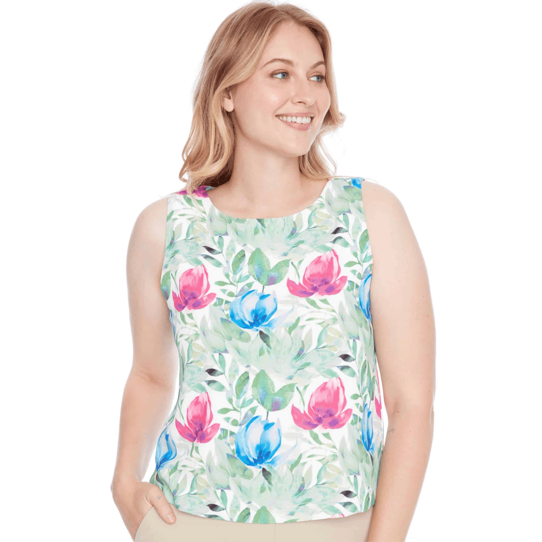 ILTM Gianna Vegan Silk Tank - CAMELLIA
