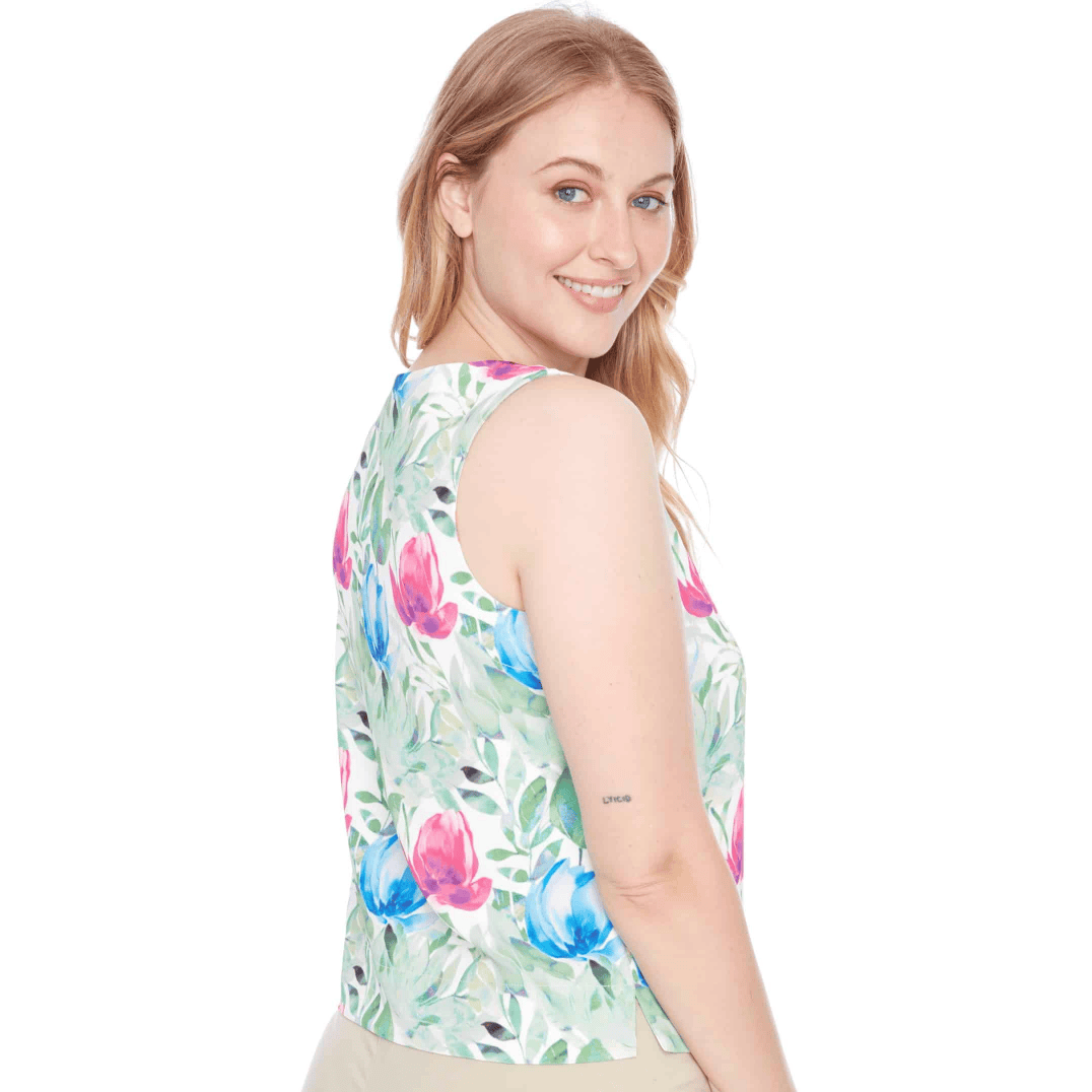 ILTM Gianna Vegan Silk Tank - CAMELLIA
