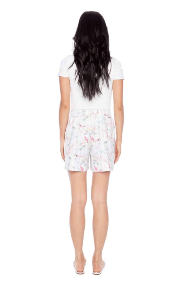 ILTM Rose Satin Lounge Shorts - IRIS