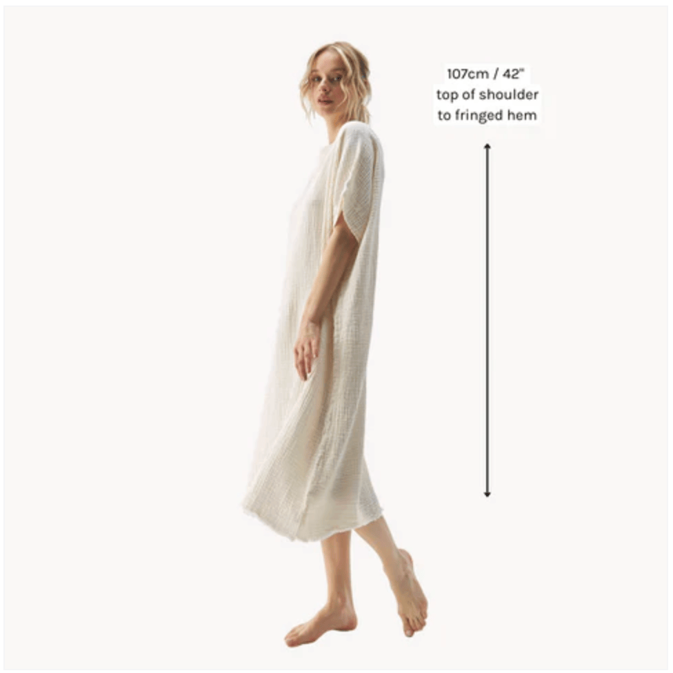 Pokoloko - Turkish Cotton Crinkle Balloon Dress