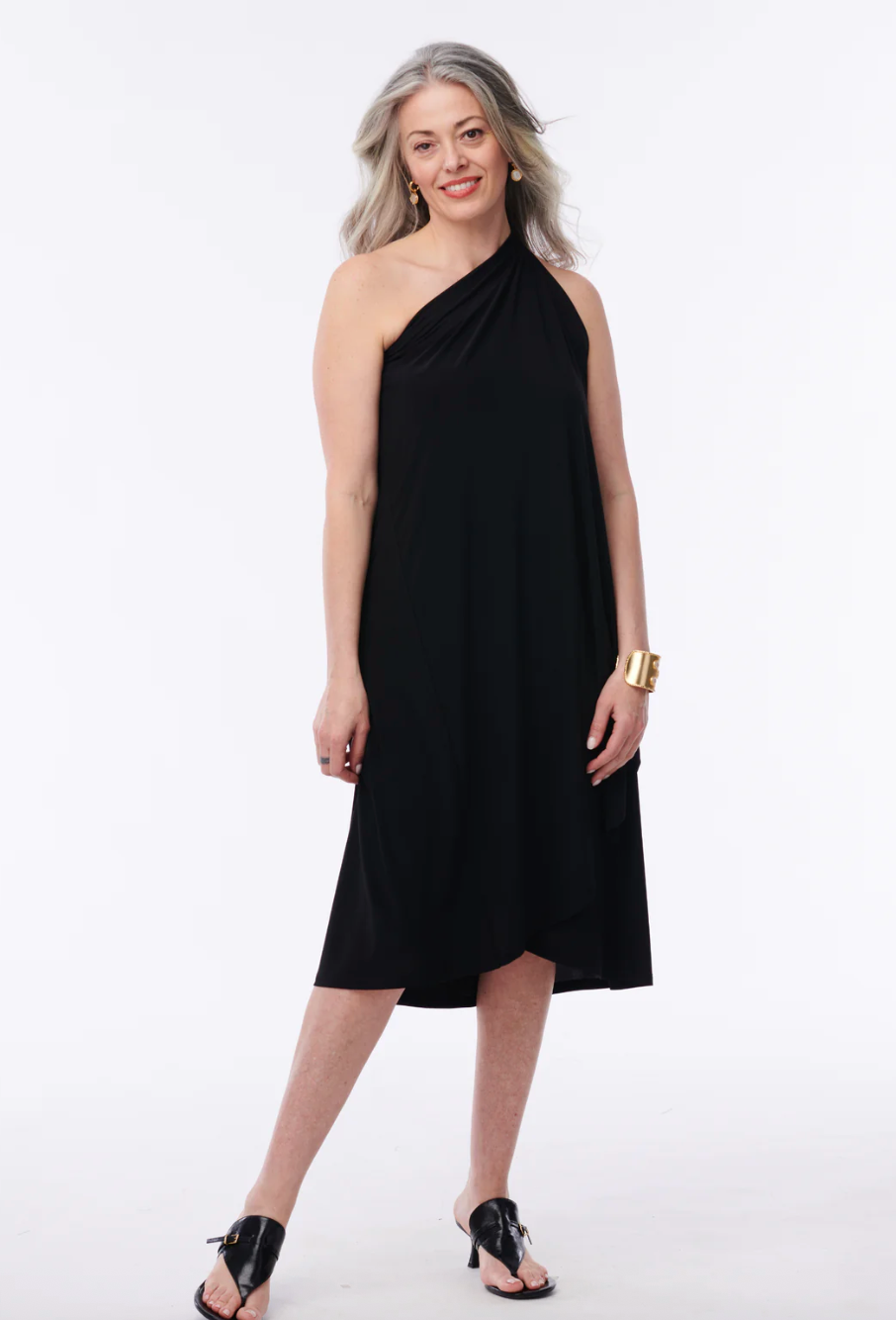 Helene Clarkson Design SALIMA 3-in-1 Convertible Wrinkle-Free Wrap Skirt
