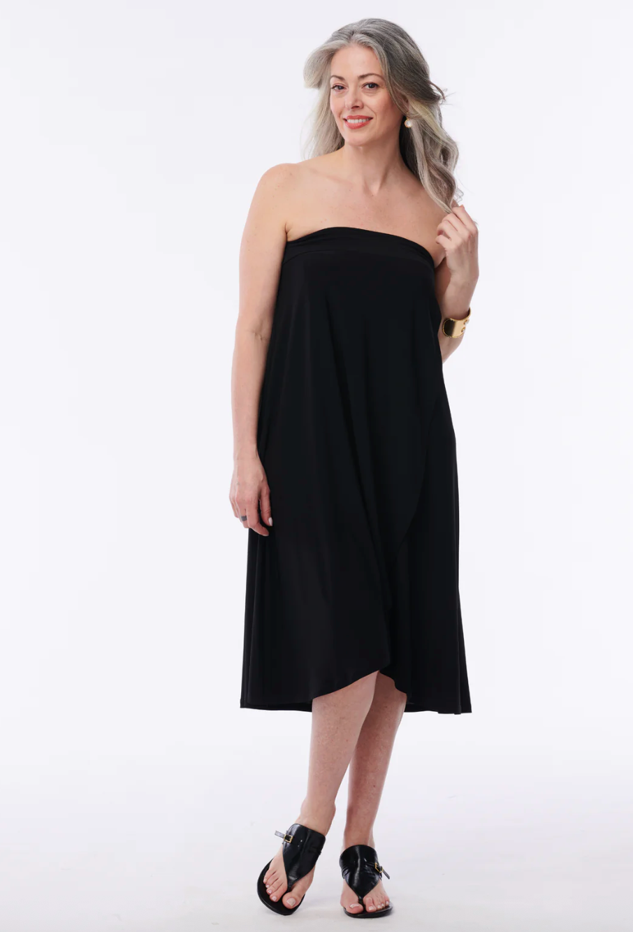 Helene Clarkson Design SALIMA 3-in-1 Convertible Wrinkle-Free Wrap Skirt