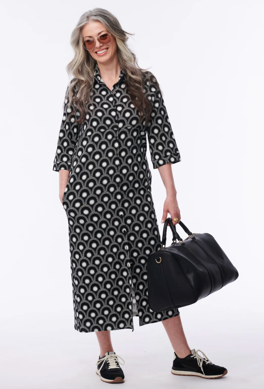 Helene Clarkson Design MADELEINE Button-Down Dress