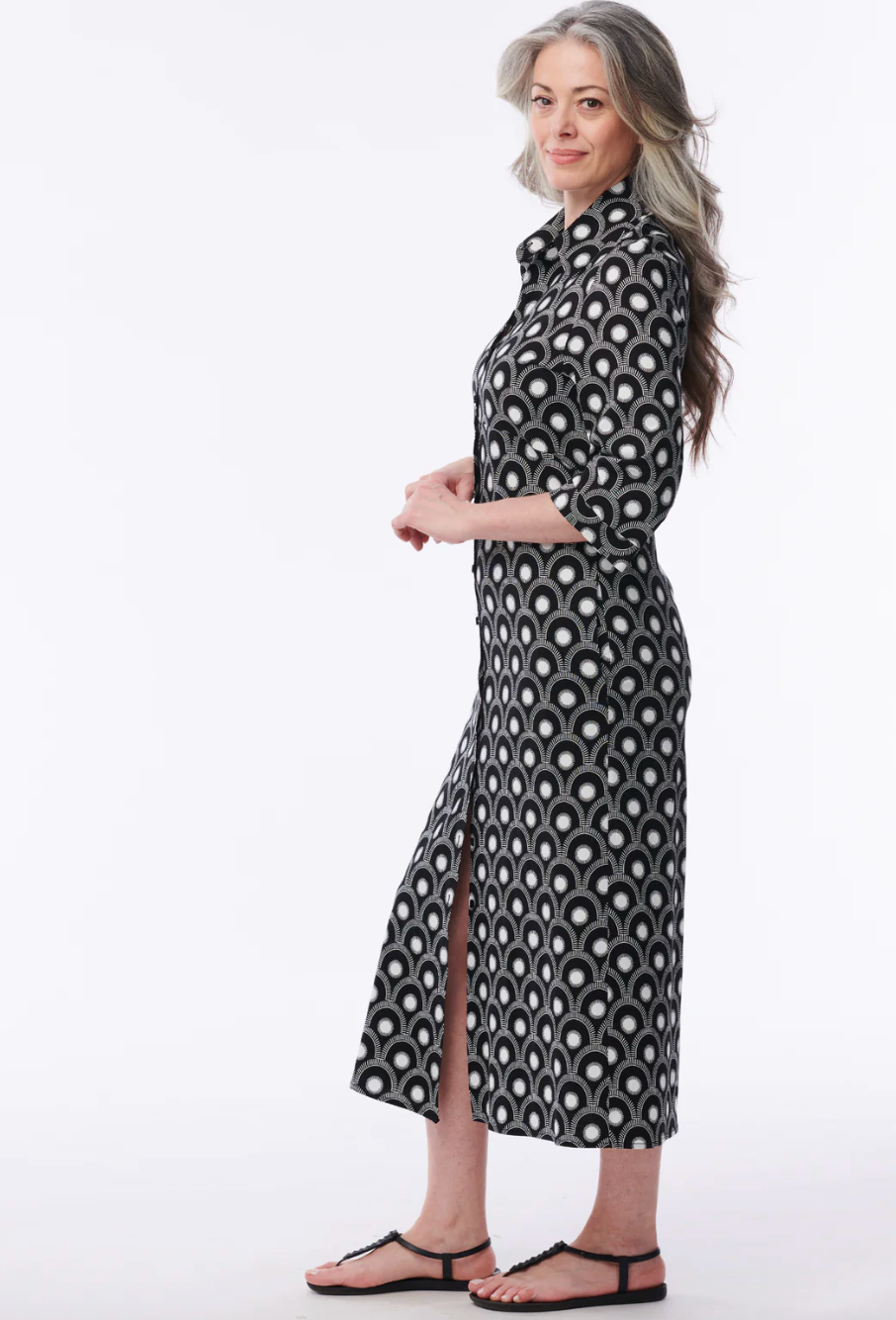 Helene Clarkson Design MADELEINE Button-Down Dress