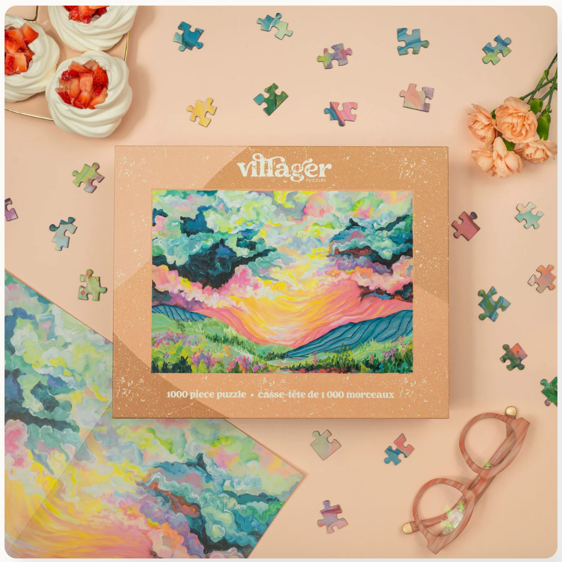 Villager Puzzles - DAYBREAK 1000-Piece Puzzle for Adults Designed in Canada by Julie Amlin
